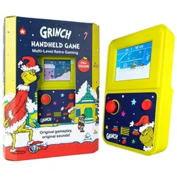 Fizz Creations The Grinch Grincz Konsola Retro Arcade Przenośna Mini Kolorowy Ekran 2,5" / 330195, Retro Gaming, Mehrfarbig