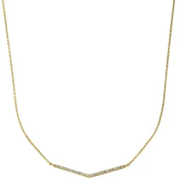 Celesta Gold Collier 375/- Gelbgold Zirkonia