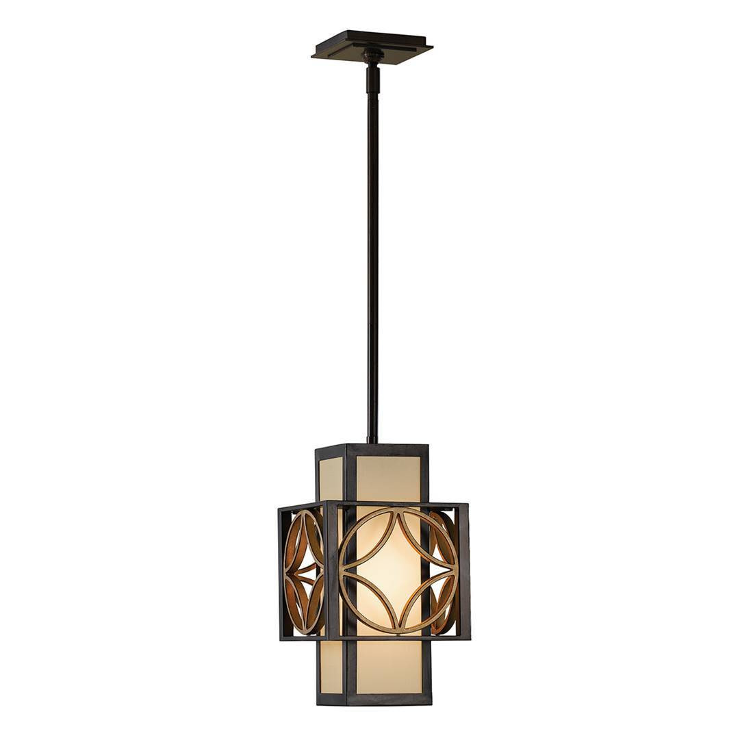 Elstead Lighting Remy hanglamp, Heritage brons met gouden details, E27