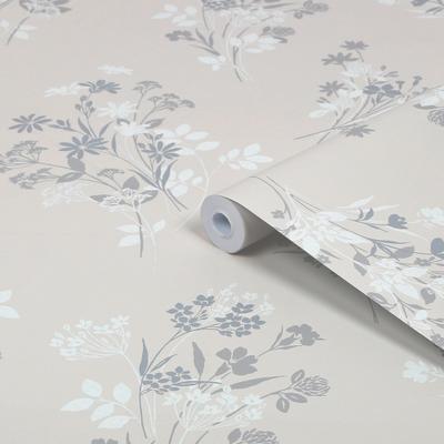 Vliestapete LAURA ASHLEY "Igerna", beige (natur), B:0,52m L:10m, Vlies, Tapeten, 10mx52cm