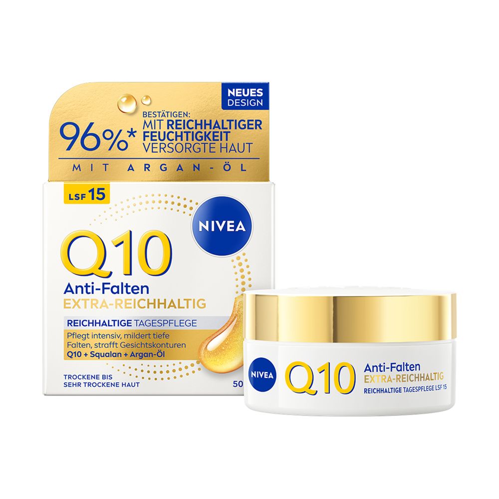 Nivea Q10 Anti-Falten Extra-Reichhaltig Tagespflege SPF 15 50 ml Creme