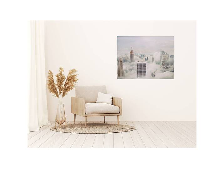 Tableau déco New York City Alu-Dibond Multicolore 80 x 60cm