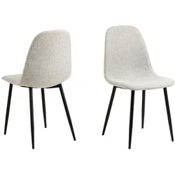 Actona »Celia« Esszimmerstuhl Stoff beige