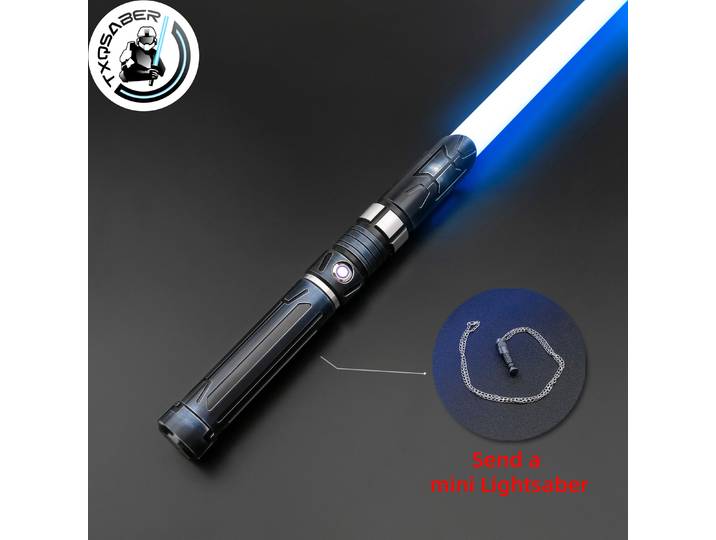Sabre laser TXQSABER Pixel SDRGB E35 avec poignée métallique, pour duels intensifs, 12 couleurs changeantes, mouvement fluide, FOC, jouet sabre laser