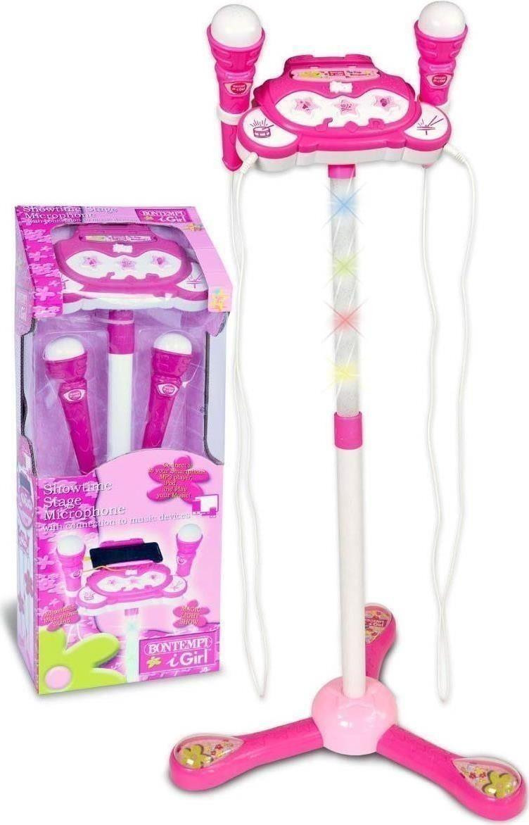 Bontempi Showtime podiummicrofoon met muziekapparatuur voor kinderen, meerkleurig