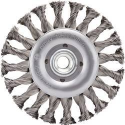 Rhodius RHODIUS SRBZ, 6 Stück Rundbürste 125 x 13 x 28 x M14, gezopft, TOPline, Made in Germany, für Stahl SRBZ 353132 6 St.
