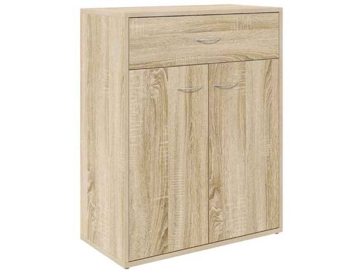 Saison Soldes  Buffet Chêne Sonoma - SARAZYJ - Meuble bas - avec stockage - 60x30x75 cm Bois d'ingénierie MM3684