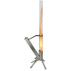 Green Flame Outdoor Lounge Pellet-Terrassenheizung – BPH-R80 – Edelstahl – gasfrei