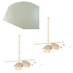 KARIN JITTENMEIER Kreativ-Set Holz Podeste & Naturpapiere 49tlg.