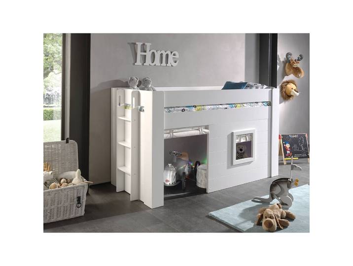 Spielbett Noah 90 x 200cm Weiß