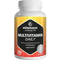 Multivitamin Daily ohne Jod Vegetarisch 120 ST