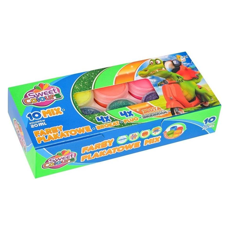 Sweet Colours Posterfarben 10 Farben 20ml (20 ml) (47591509)