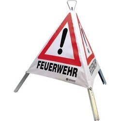 Dönges, Sicherheitskennzeichnung, Faltsignal, 700 mm, retroreflektierend, Feuerwehr, Unfall, Ölunfall