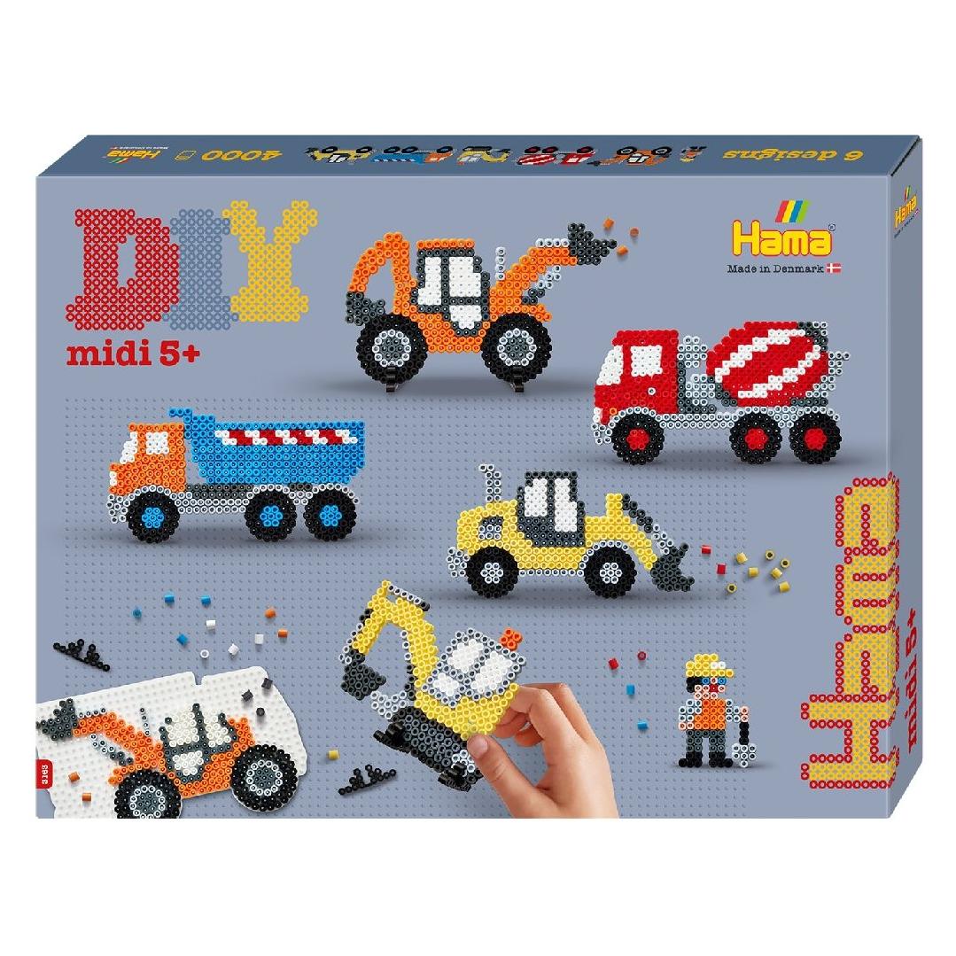 Toymax Hama midi gaveske entreprenrmaskiner (3163)
