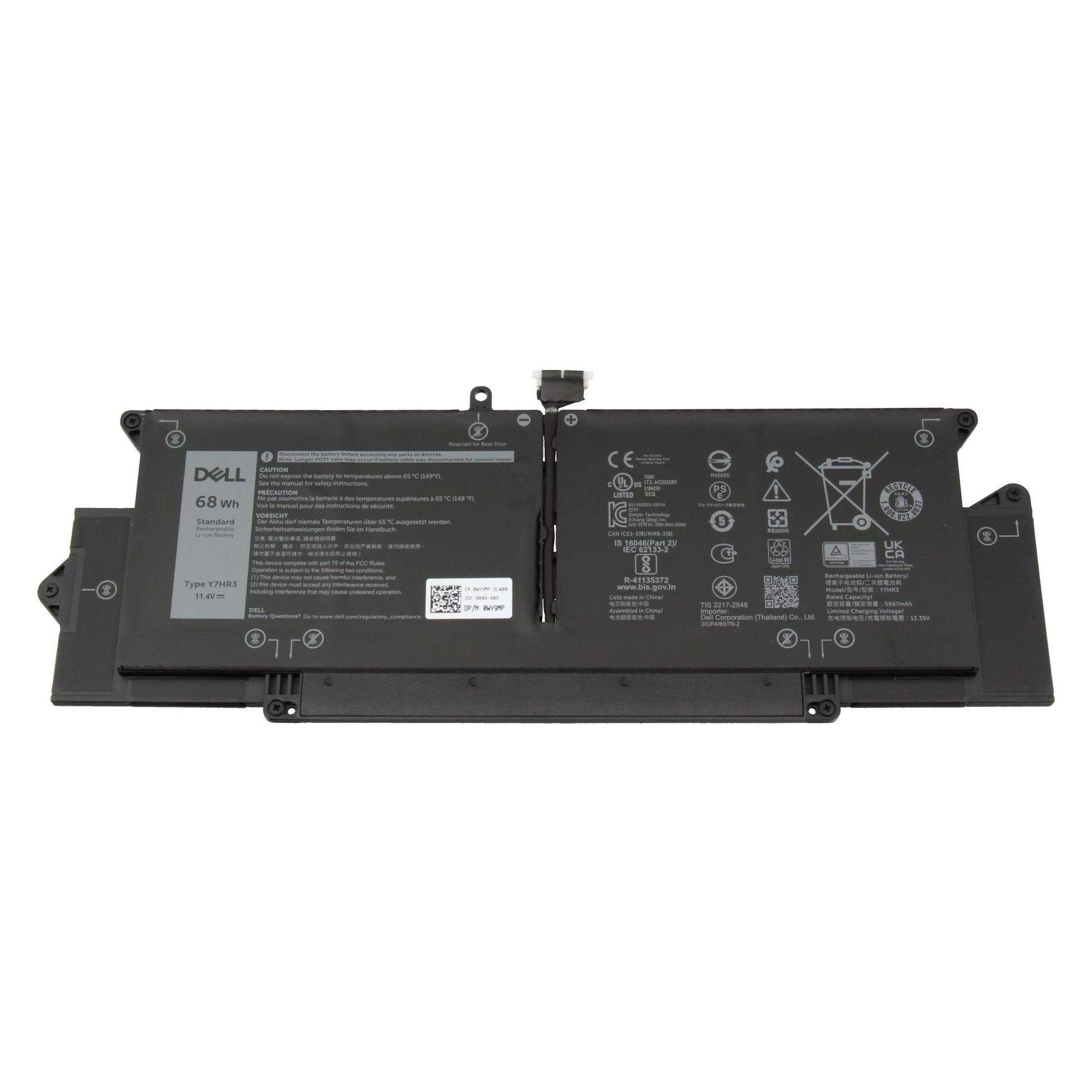 Dell Battery, 68WHR, 6 Cell (6 Zellen, 5667 mAh) (WY9MP)