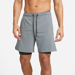 NIKE Dri-FIT Unlimited 7" 2in1 Shorts Herren 084 - smoke grey/dk smoke grey/smoke grey M