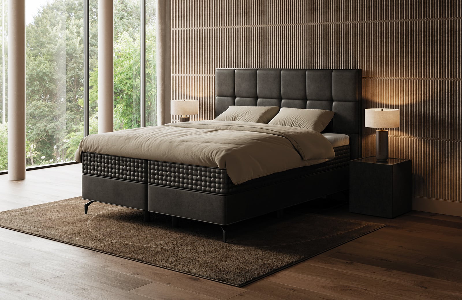 Swiss Sense Royal Aurora Elektrisch Verstelbare Boxspring - Grijs