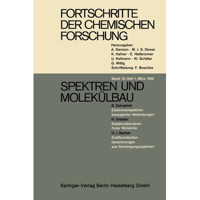 Fortschritte der Chemischen Forschung, Set von A. Davison,M. J. S. Dewar,K. Hafner,E. Heilbronner,U. Hofmann, Springer Berlin, 978-3-540-04115-3