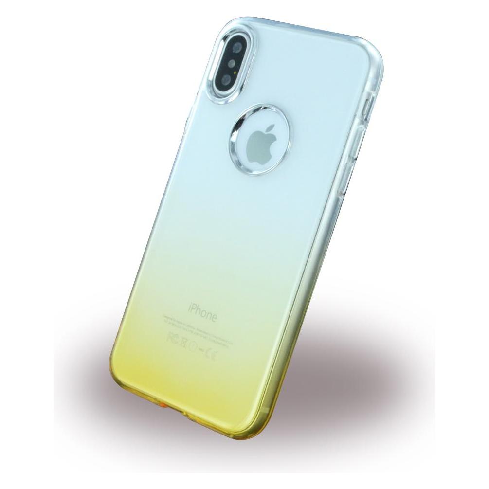 cyoo Ruber Soft - Silikon Case - Apple iPhone X - Gold (Apple iPhone X) (CY119430)