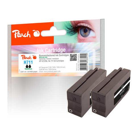 Peach Tinte HP CZ129A, No 711 TwinPack (BK) (0F320031)