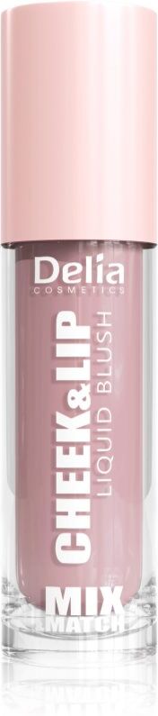Delia Cosmetics Mix&Match Cheek & Lip Liquid Blush liquid blusher for lips and cheeks shade 02 4 ml