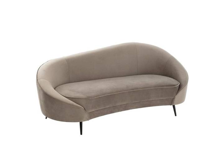Canapé Design 3 Places  Elisabeth  182cm Gris