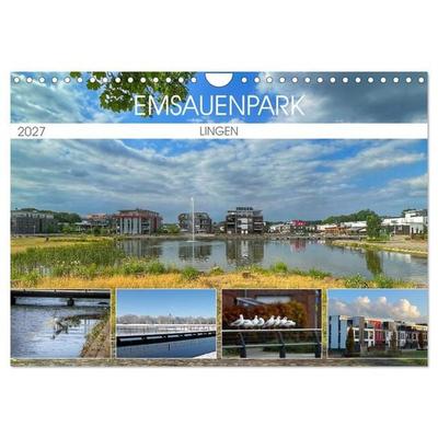 Emsauenpark Lingen (Wandkalender 2027 DIN A4 quer), CALVENDO Monatskalender