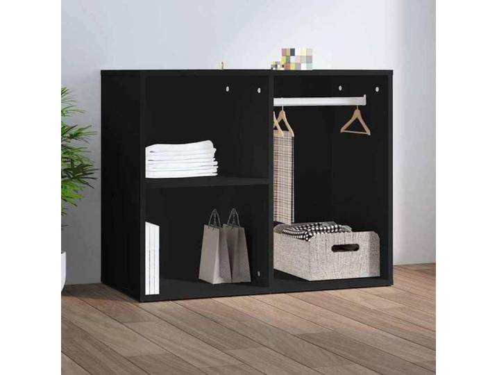 Dressing Cabinet Black 31.5x15.7x25.6  Engineered Wood