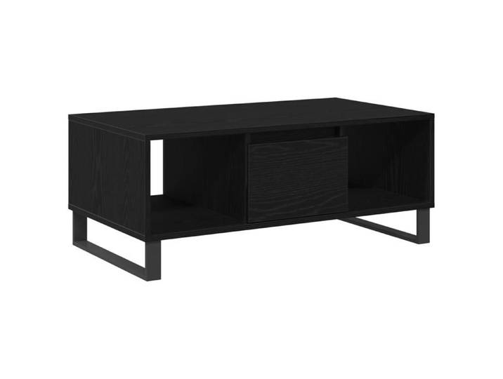 Table basse - Solomon - Petite table Rectangulaire Chêne noir 90x50x36 5 cm Bois reconstitué JUILLET3723569