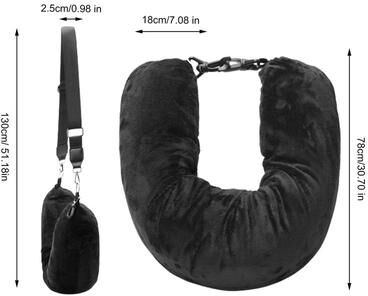 Perfect Picks Market Fillable Travel Pillowcase Organizer Bag Carryable Travel Neck Pillow & Airplane Cushion Self Filling Travel Bag leica Waterproof