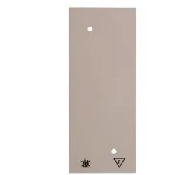 Hager Bodenplatte für AP-Rahmen 3fach 59x145mm