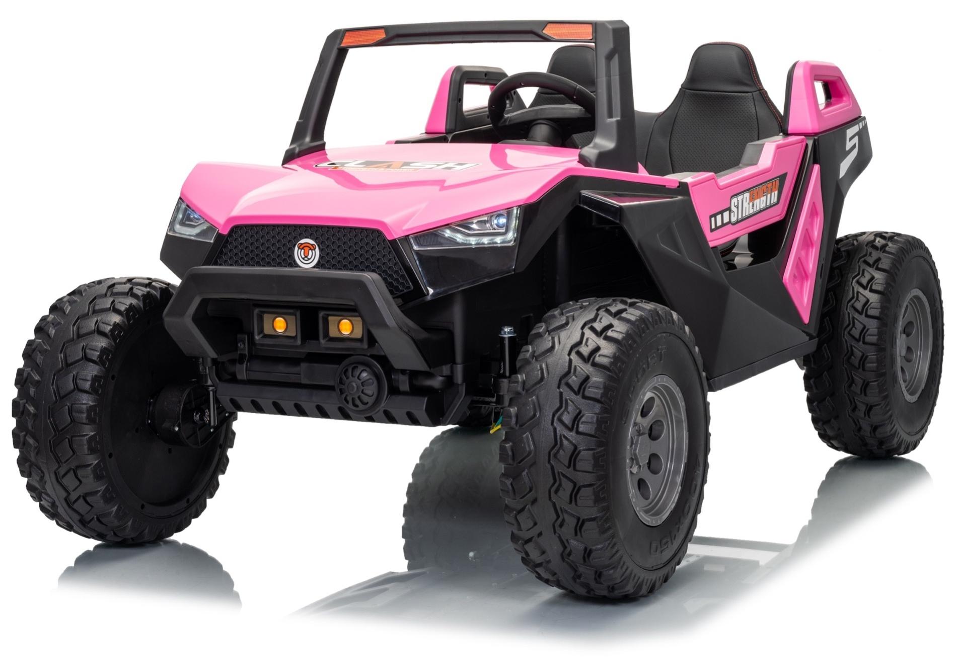 Buggy CLASH Kinder-Elektroauto 2-Sitzer High-speed 24V Rosa