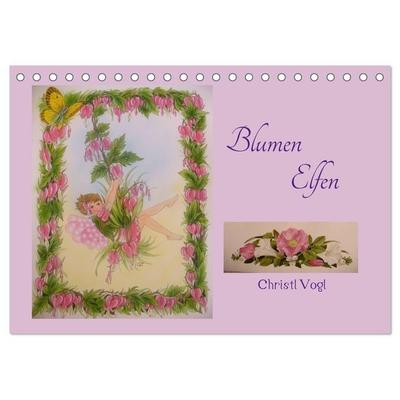 Blumen Elfen (Tischkalender 2027 DIN A5 quer), CALVENDO Monatskalender