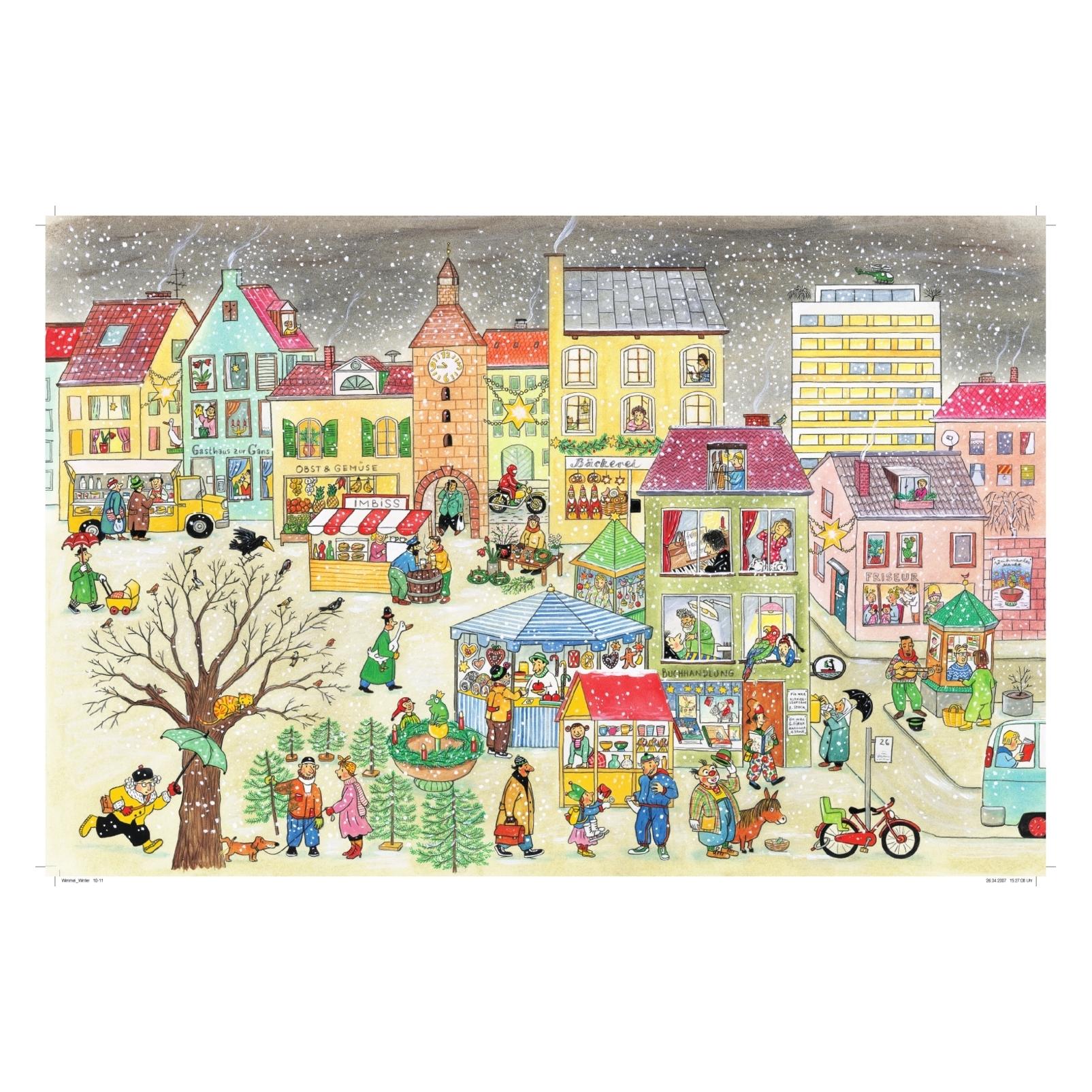 Gerstenberg Winter-Wimmel-Hinhörbuch (Rotraut Susanne Berner, Deutsch) (2392470)