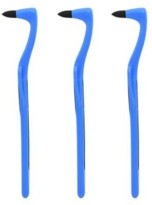 Inspired Deals 3pcs Tooth Stain Remover Kit Gentle Tartar Removal Tool For Smooth, Brighter Teeth blue