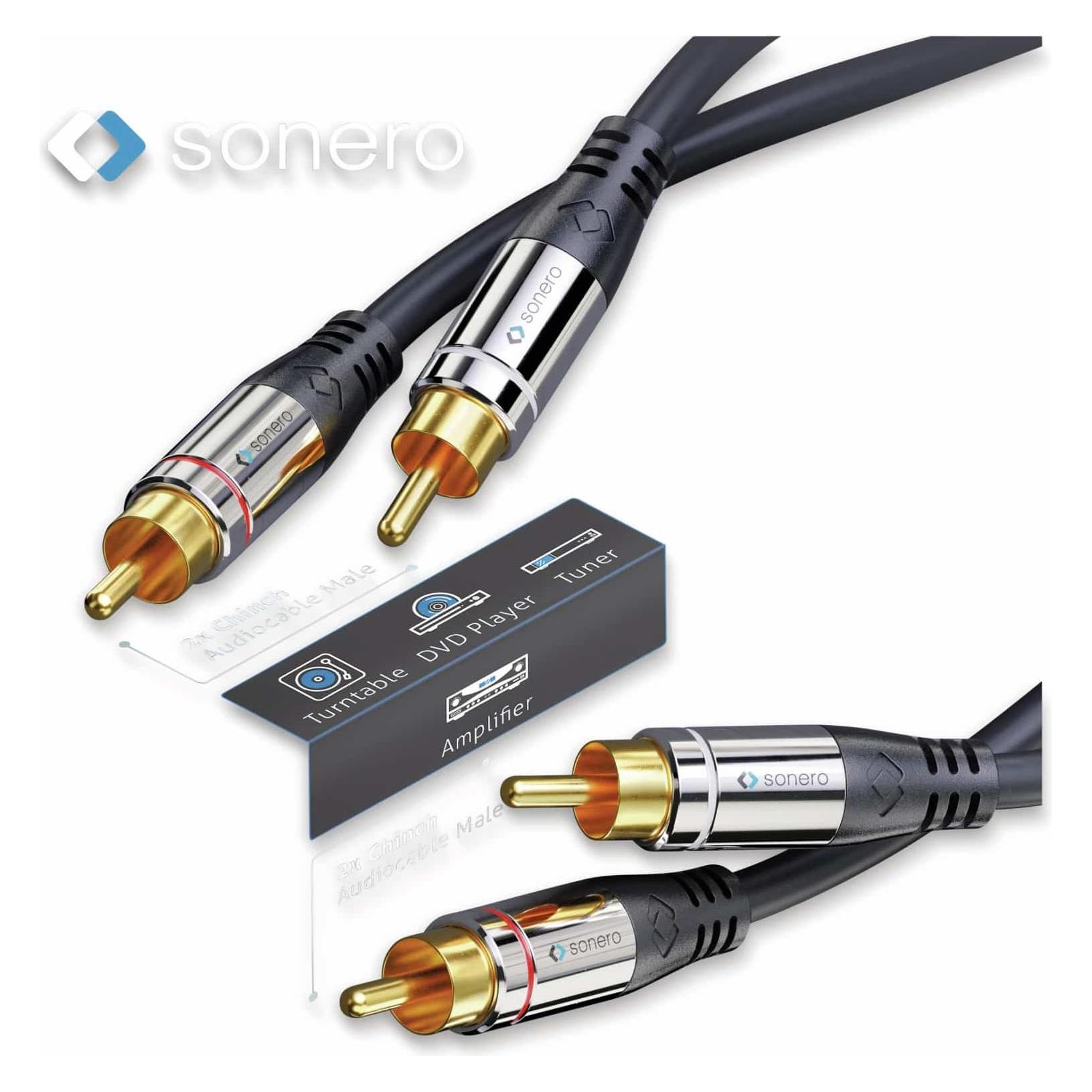 Sonero Cinch - Cinch (2 m, Cinch Kabel) (S-AC700-020)