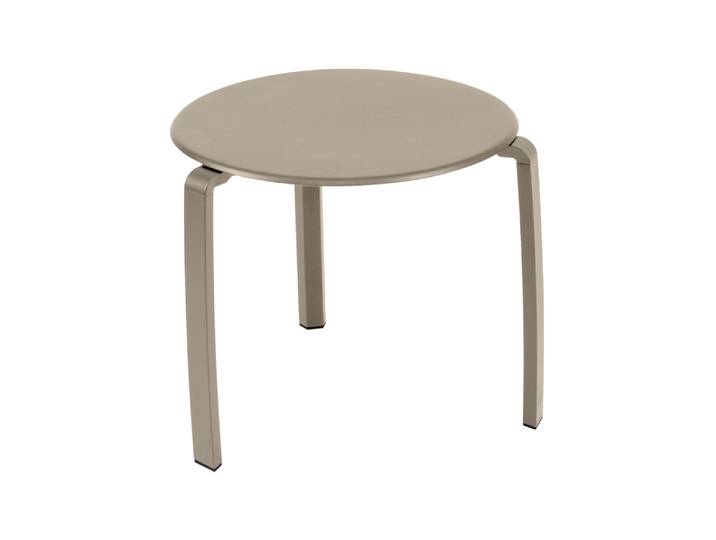 Beistelltisch, Aluminium, Muskat, Ø 48 cm, Wetterbeständig, Klassisch & Modern, Fermob