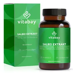 SALBEI EXTRAKT 1900 mg Salvia officinalis veg.Kps. 90 St