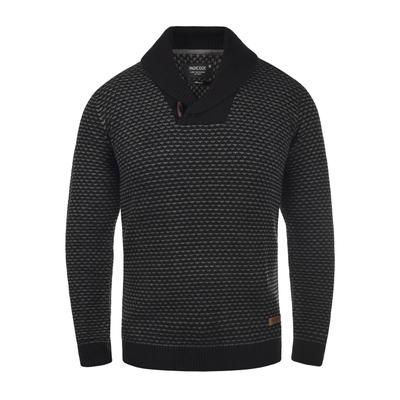 Strickfleece-Pullover INDICODE "Strickpullover IDCopent", Herren, Gr. XL, schwarz, Obermaterial: 100% Polyacryl PAN., Pullover