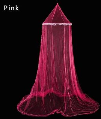 Uplift Picks Princess Dome Mosquito Bed Canopy For Elegant Insect Free Sleep Protection pink