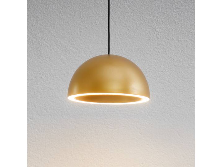 Suspension Curve dorée - LOOM DESIGN - Salon / séjour - Moderne - Aluminium - À ampoule unique
