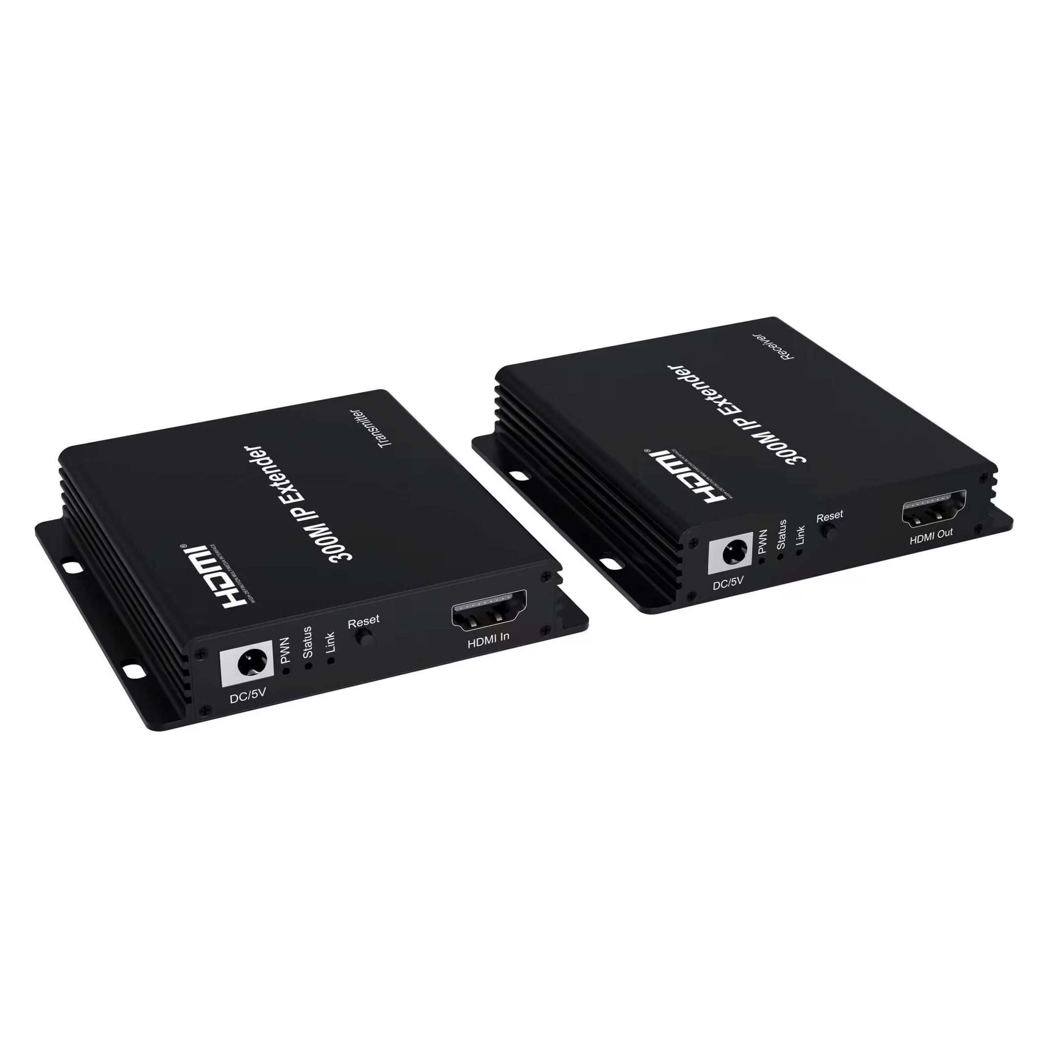 PremiumCord HDMI Full HD 1080p IP extender na 300m, over Ethernet, pro počítačovou síť (Extender) (8592220024062)