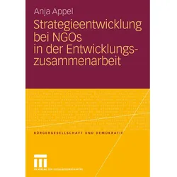 Strategieentwicklung bei NGOs in der Entwicklungszusammenarbeit, Fachbücher von Anja Appel