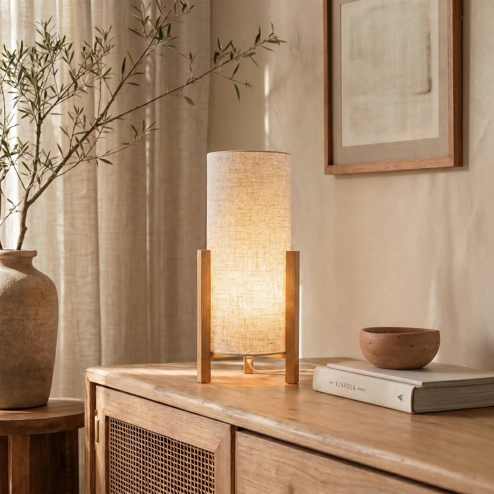 NÃ¤ve Table Lamp 3193, Light wood, Living / Dining Room, Wood, Scandinavian, Table Lamp