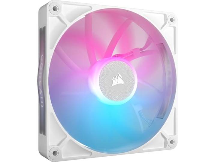 CORSAIR iCUE LINK RX140 RGB 140mm PWM Ventilator - Magnetische Koepellager - Enkele Ventilator - Wit