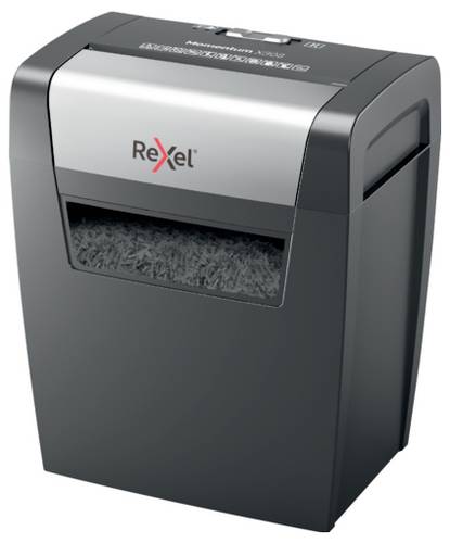 Rexel Momentum X308 Aktenvernichter 8 Blatt Partikelschnitt 5 x 42mm P-3 15l Vernichtet auch Heftklammern, Büroklammern