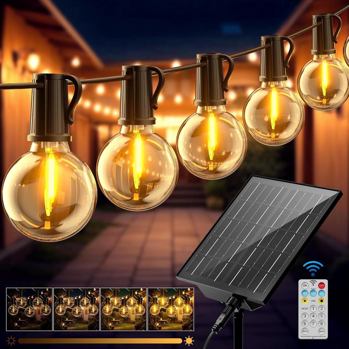 G40 Lichtsnoer voor buiten en tuin met 24 + 1 leds