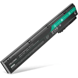 Cellonic Akku für HP ZBook 15 Gen 5, 17 Mobile Workstation, 2, 2, 1, 1 (4 Zellen, 4400 mAh), Notebook Akku, Schwarz