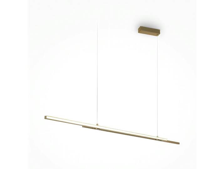 Suspension double barre à LED SALEM - Doré