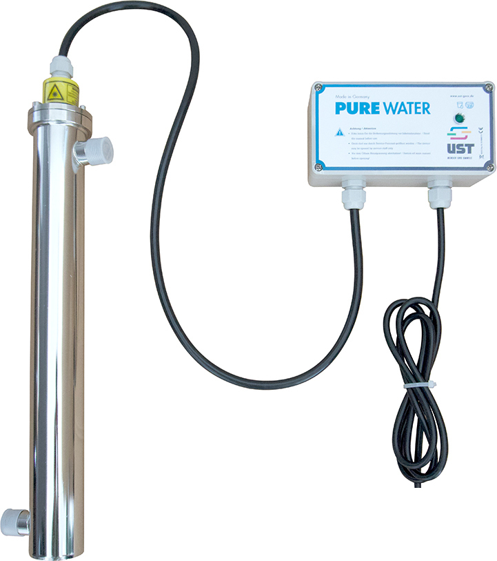 UV Anlage PURE 1.0 16 Watt 12VDC zur Entkeimung von Wasser